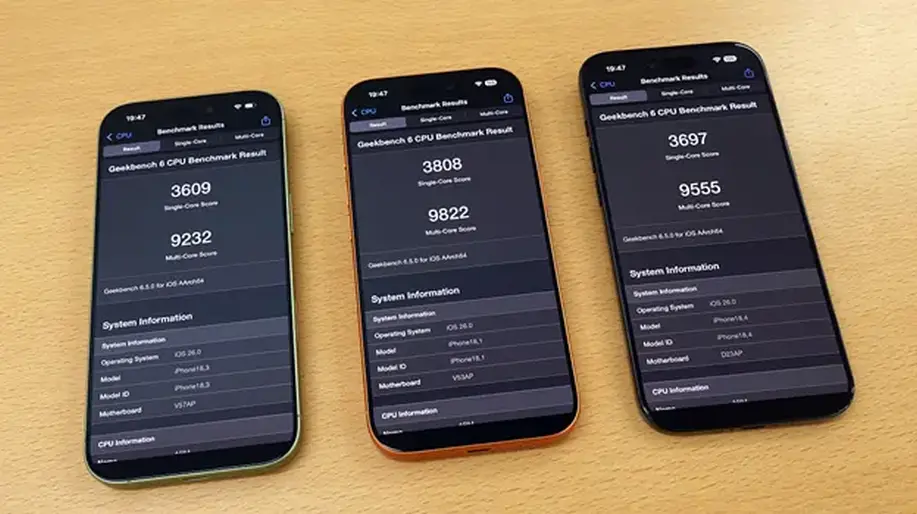 Производительность iPhone 17e Производительность iPhone 17e